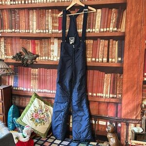Obermeyer‎ navy blue overall pants Cold Weather / Ski bib wear Ladies 10